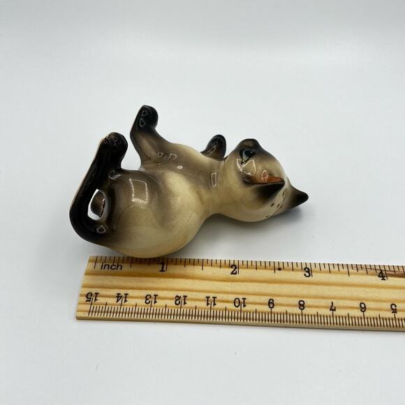 Vintage Ucagco Ceramics Japan Playful Siamese Kitten Salt Shaker Replacement - Picture 6 of 9
